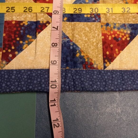 Quilted Nautical Table runner Countrycore Cottagecore Kitsch - Picture 4 of 6